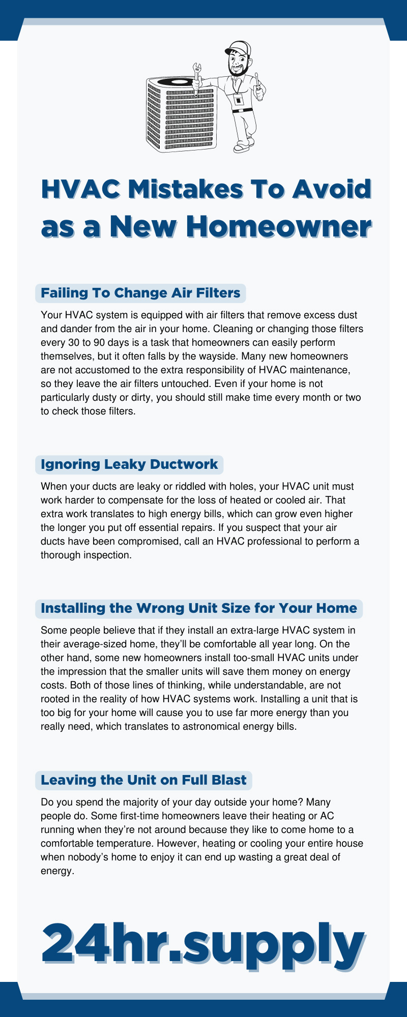 HVAC Mistakes To Avoid as a New Homeowner