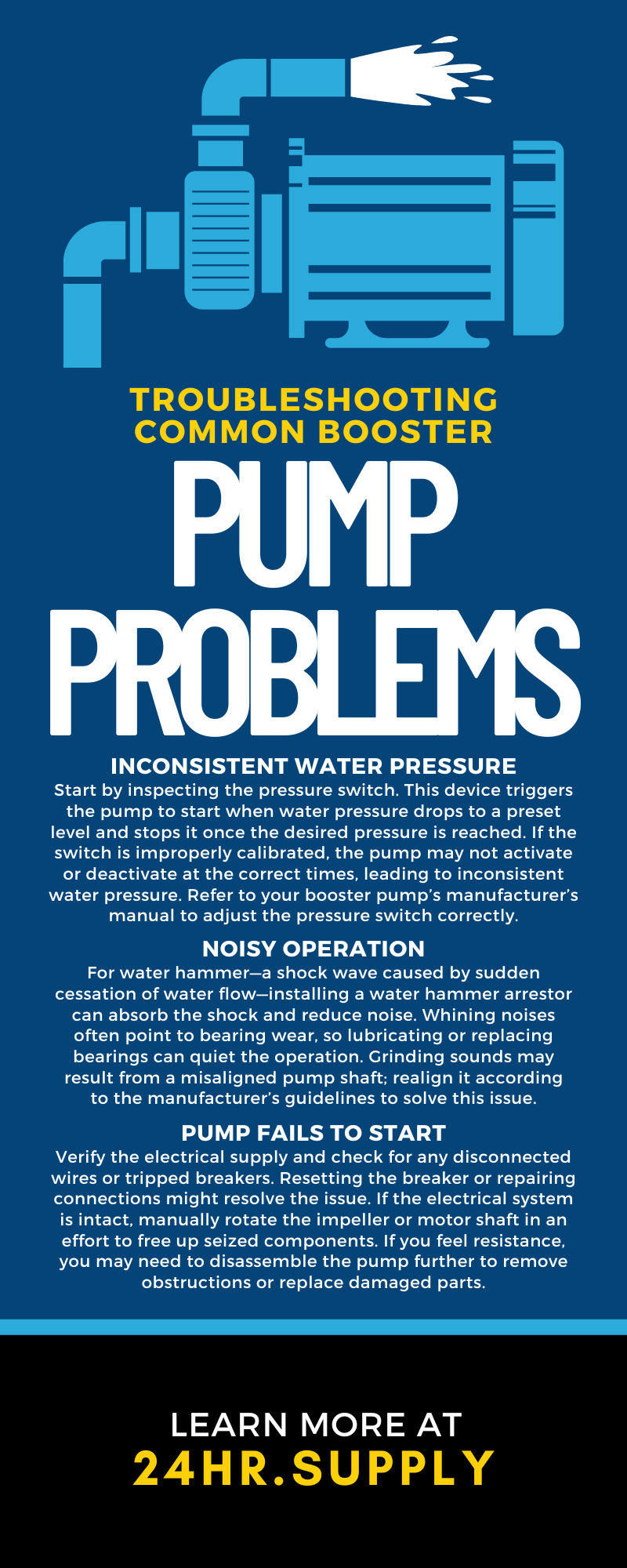Troubleshooting 8 Common Booster Pump Problems