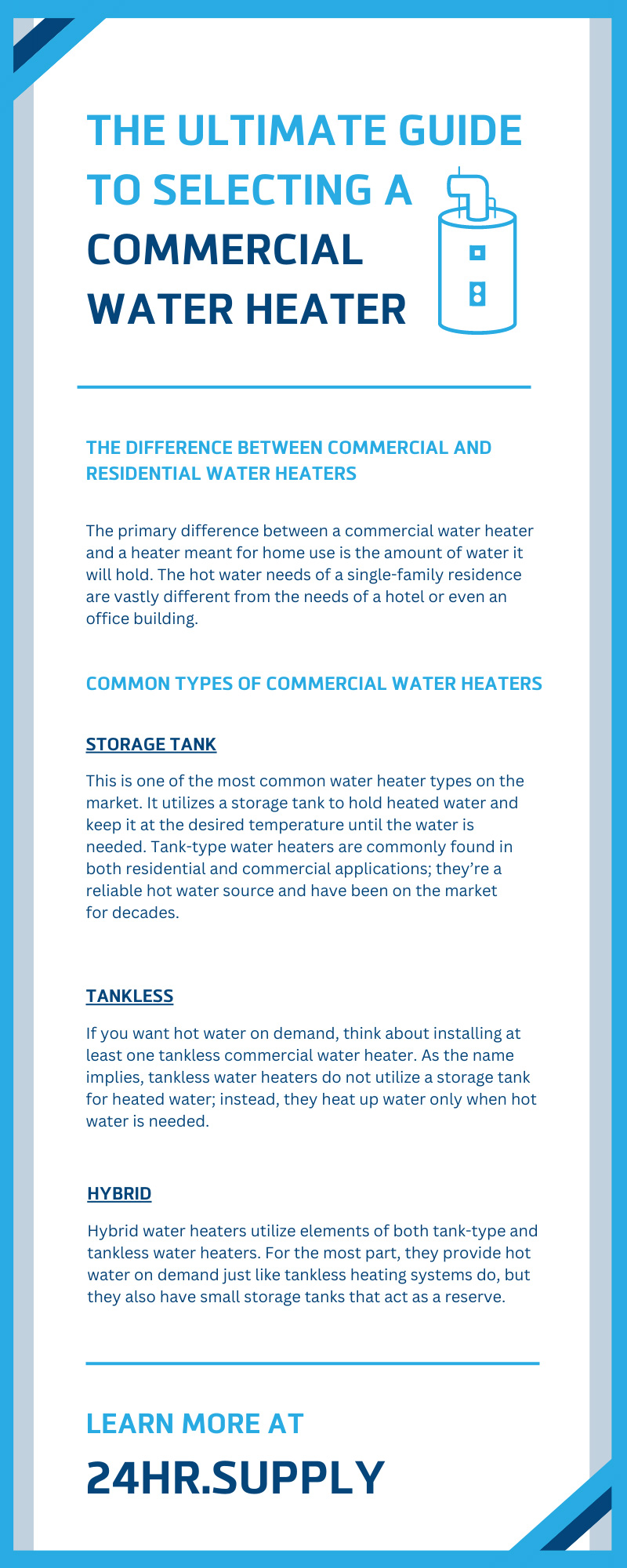 The Ultimate Guide to Selecting a Commercial Water Heater