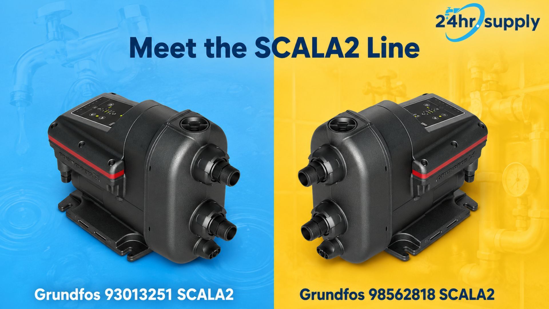 Grundfos SCALA2 pump models from 24hr Supply product lineup.
